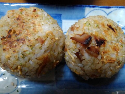 チャーシューメン？焼きおにぎり